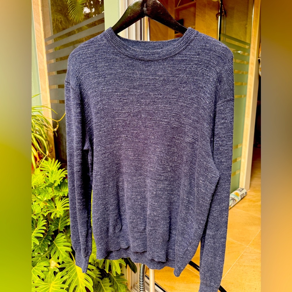 JCREW Classic Men's Navy Sweater Size Medium